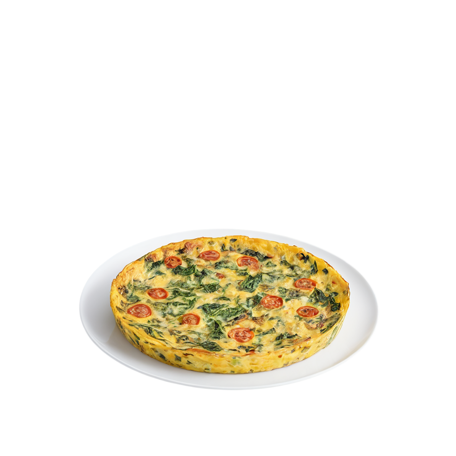 Frittata breakfast foods isolated on transparent background #3448
