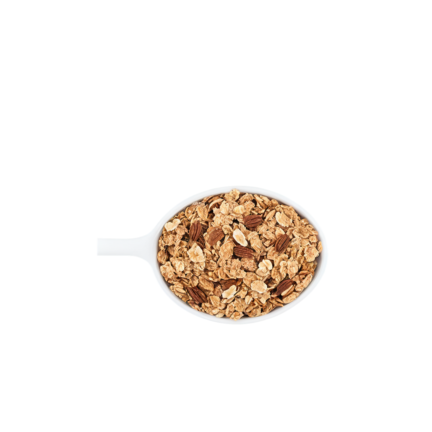 Granola breakfast foods isolated on transparent background #3457