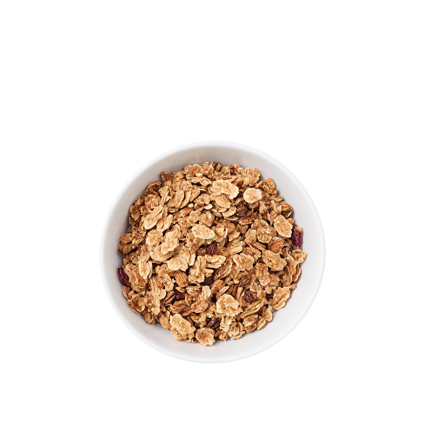 Granola breakfast foods isolated on transparent background #3462