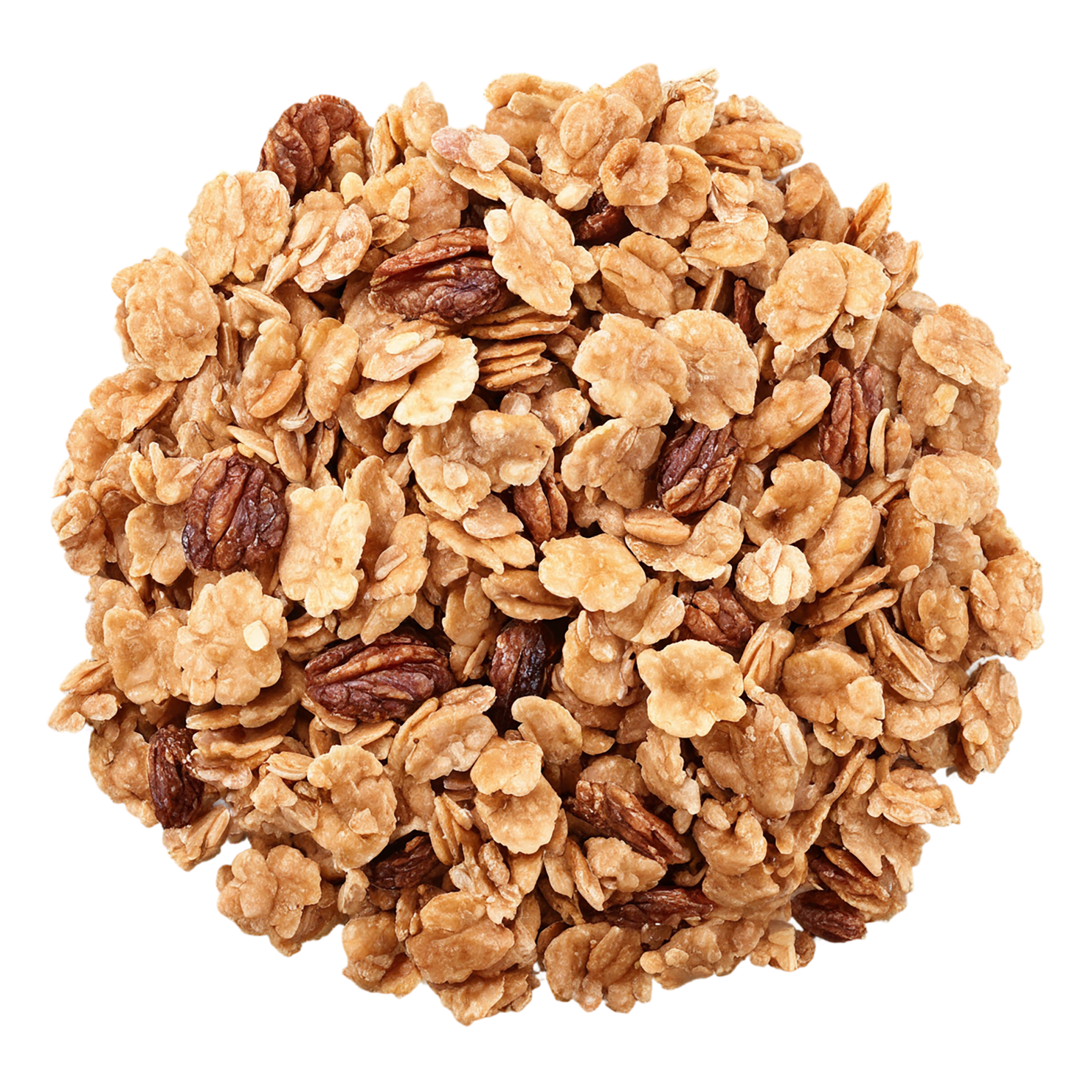 Granola breakfast foods isolated on transparent background #3463