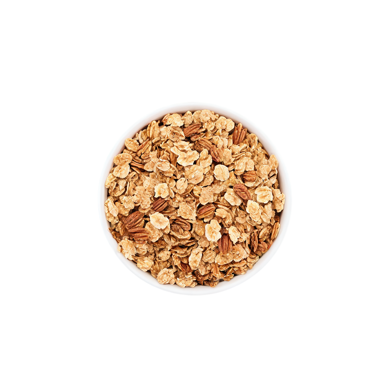 Granola breakfast foods isolated on transparent background #3466