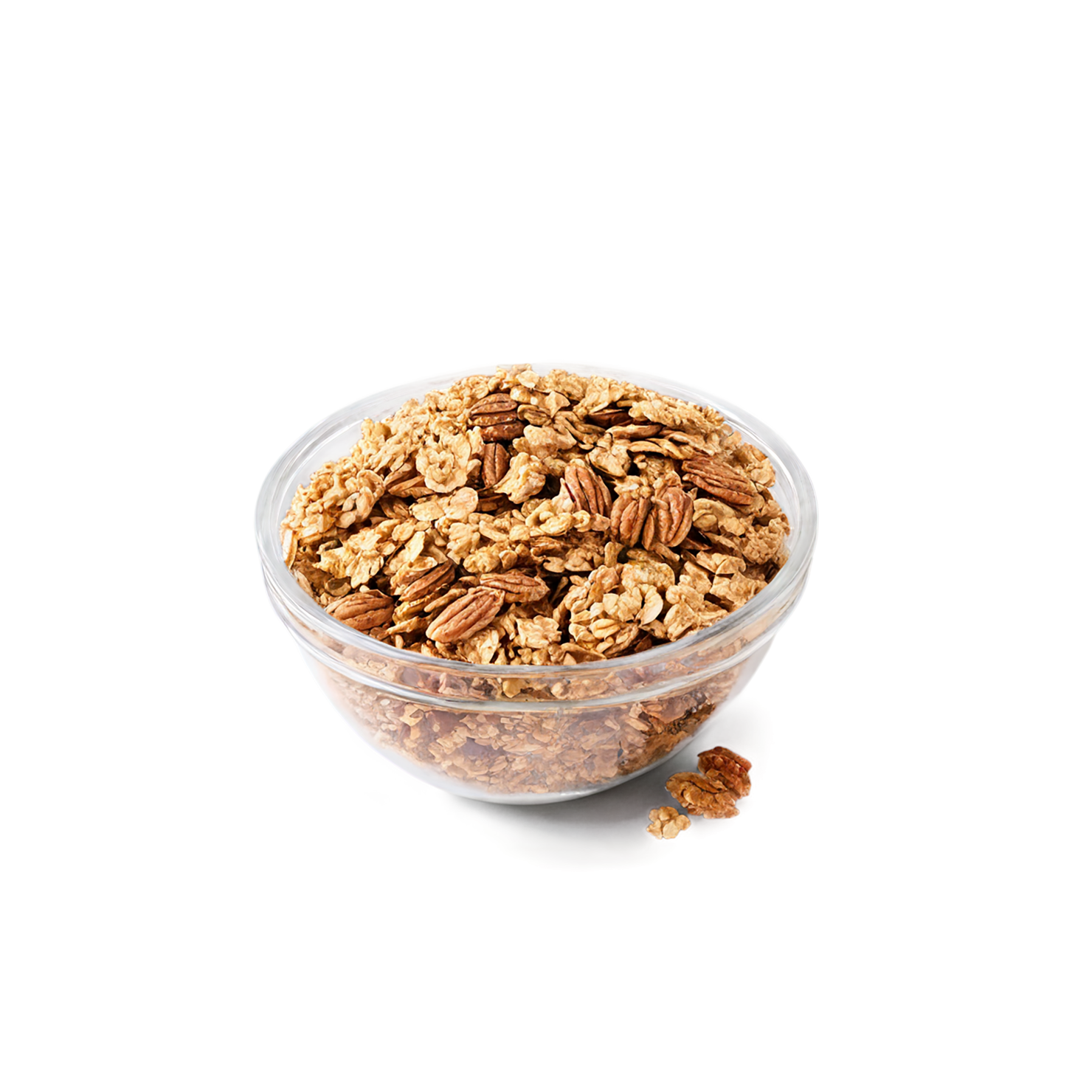 Granola breakfast foods isolated on transparent background #3476