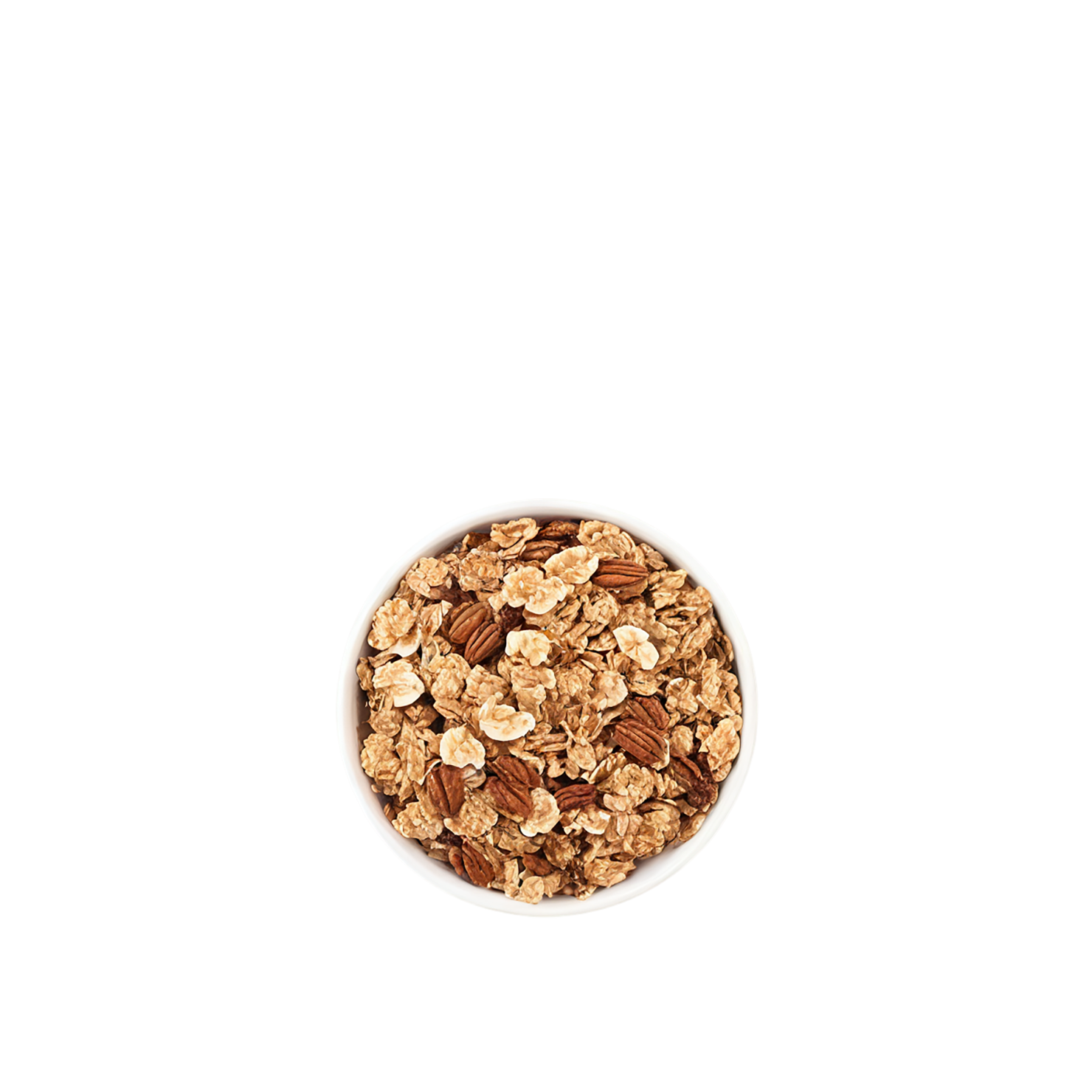 Granola breakfast foods isolated on transparent background #3477
