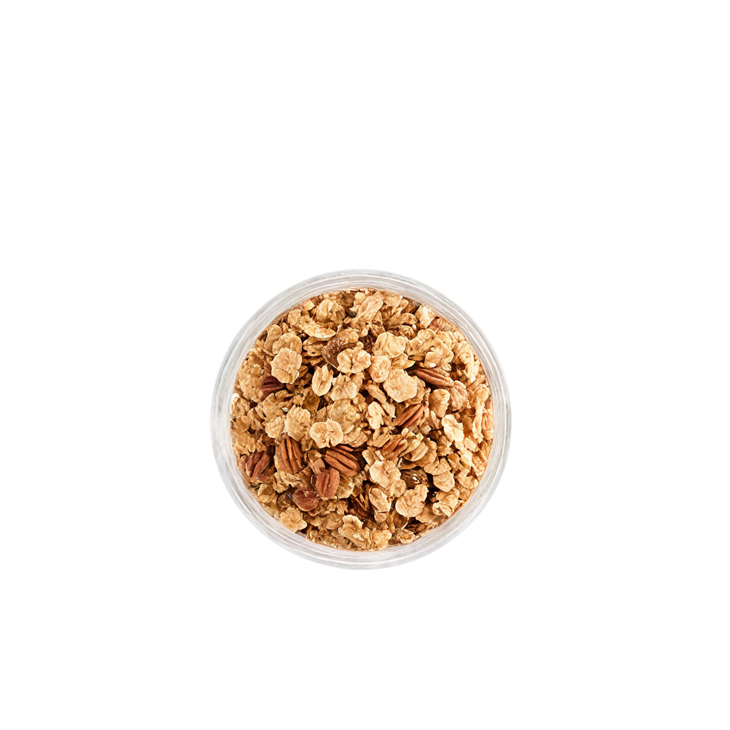 Granola breakfast foods isolated on transparent background #3478