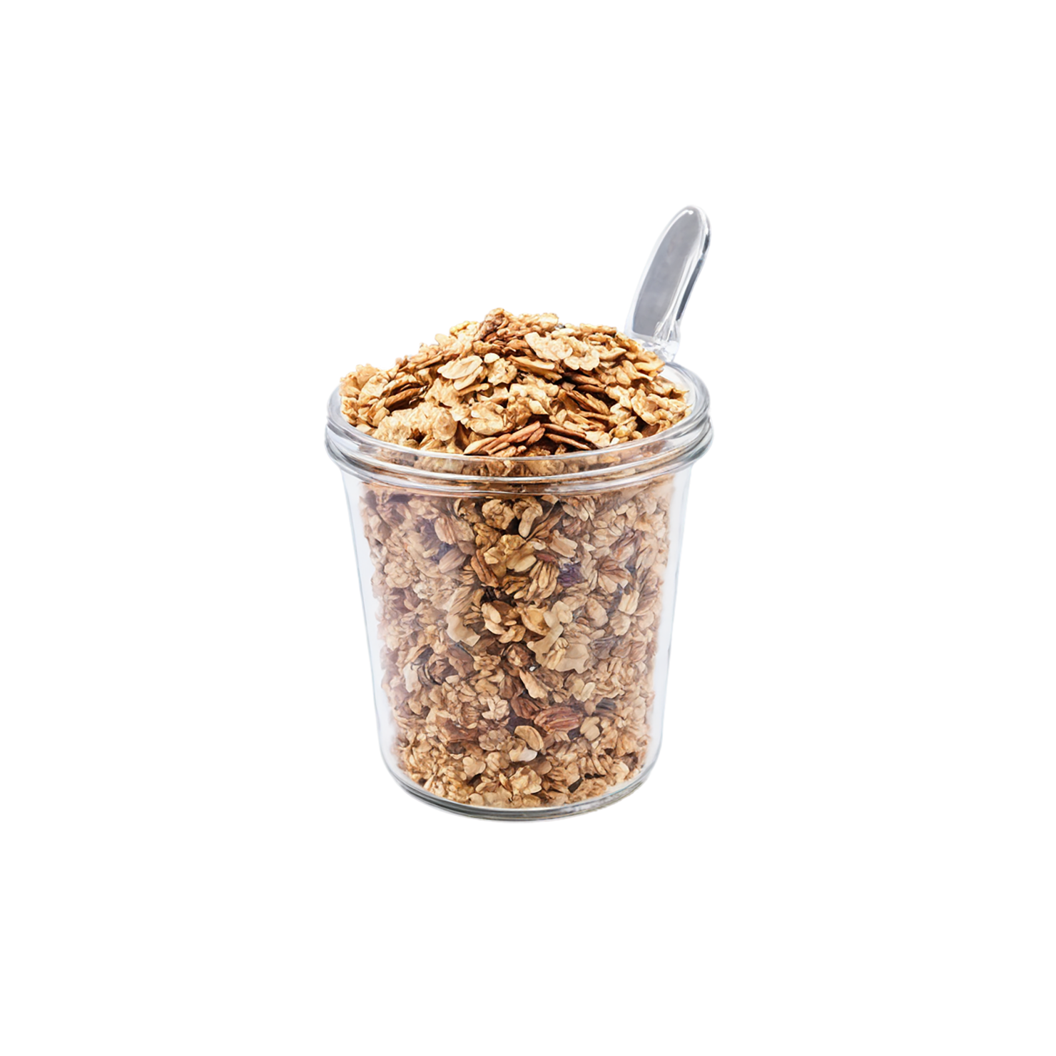 Granola breakfast foods isolated on transparent background #3479