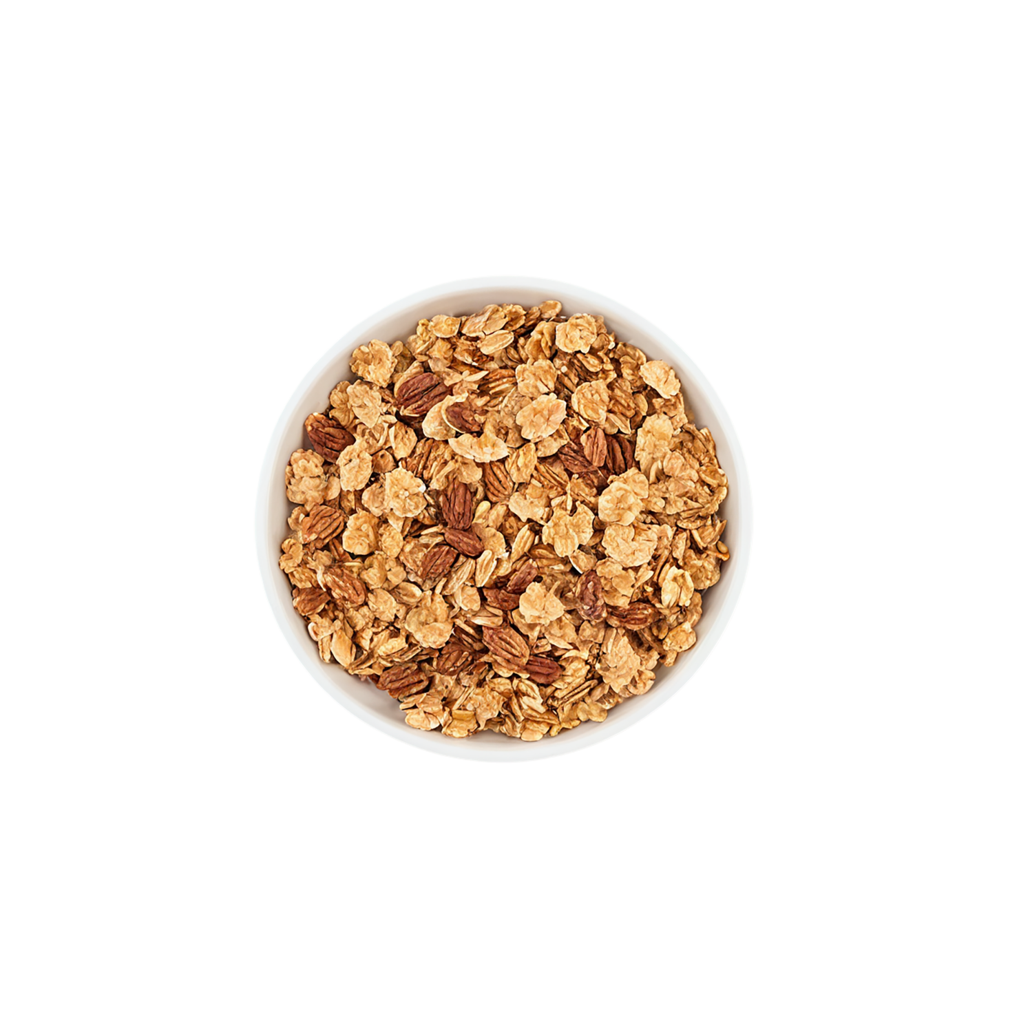 Granola breakfast foods isolated on transparent background #3480