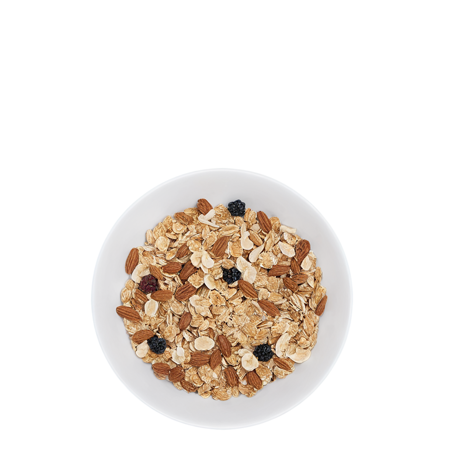 Muesli with fruits breakfast foods isolated on transparent background #3499