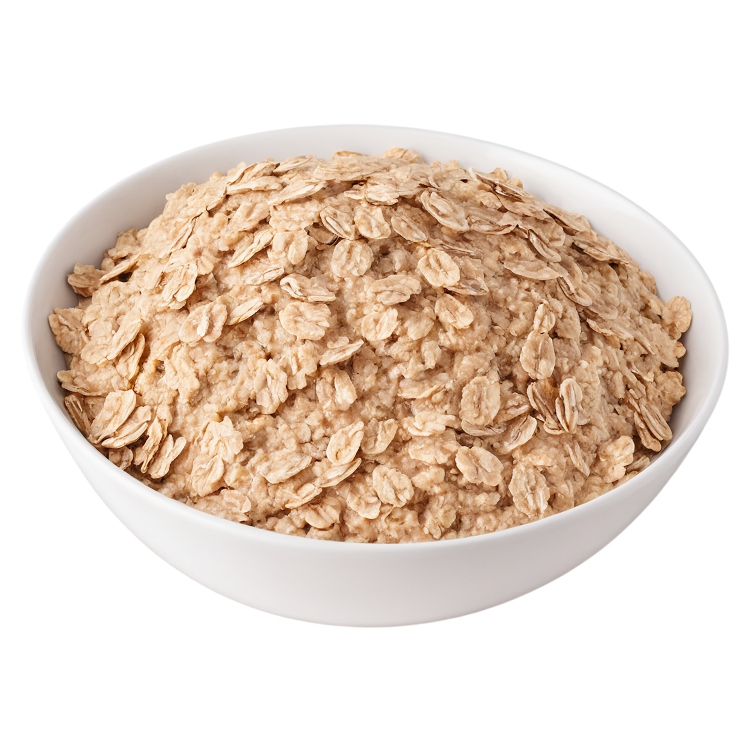 Oatmeal breakfast foods isolated on transparent background #3512