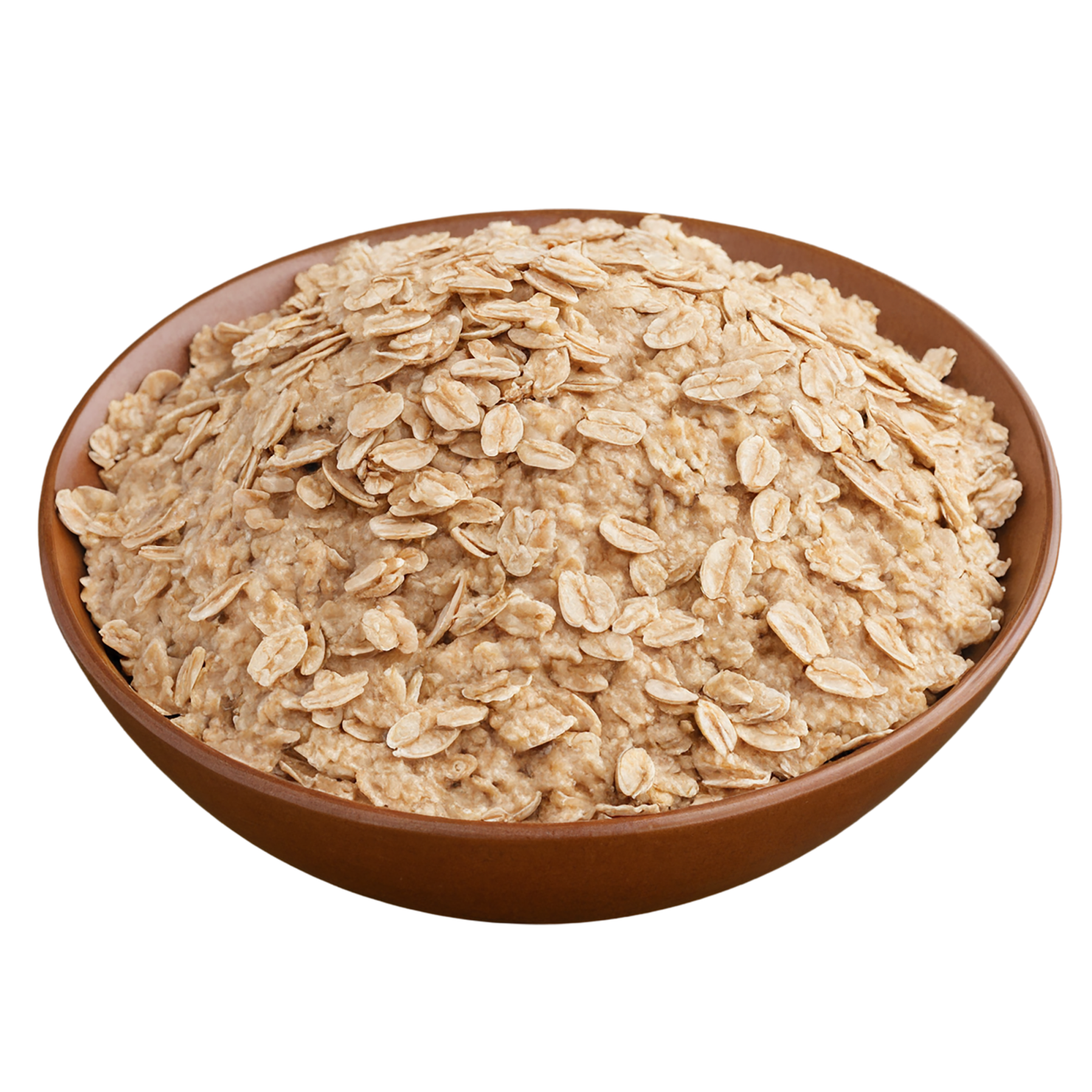 Oatmeal breakfast foods isolated on transparent background #3516