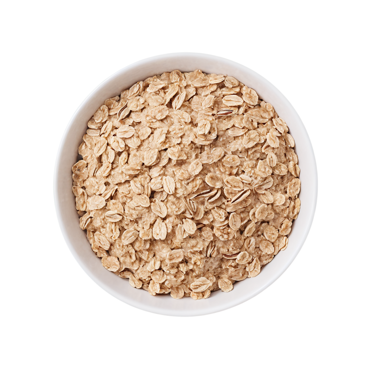 Oatmeal breakfast foods isolated on transparent background #3521