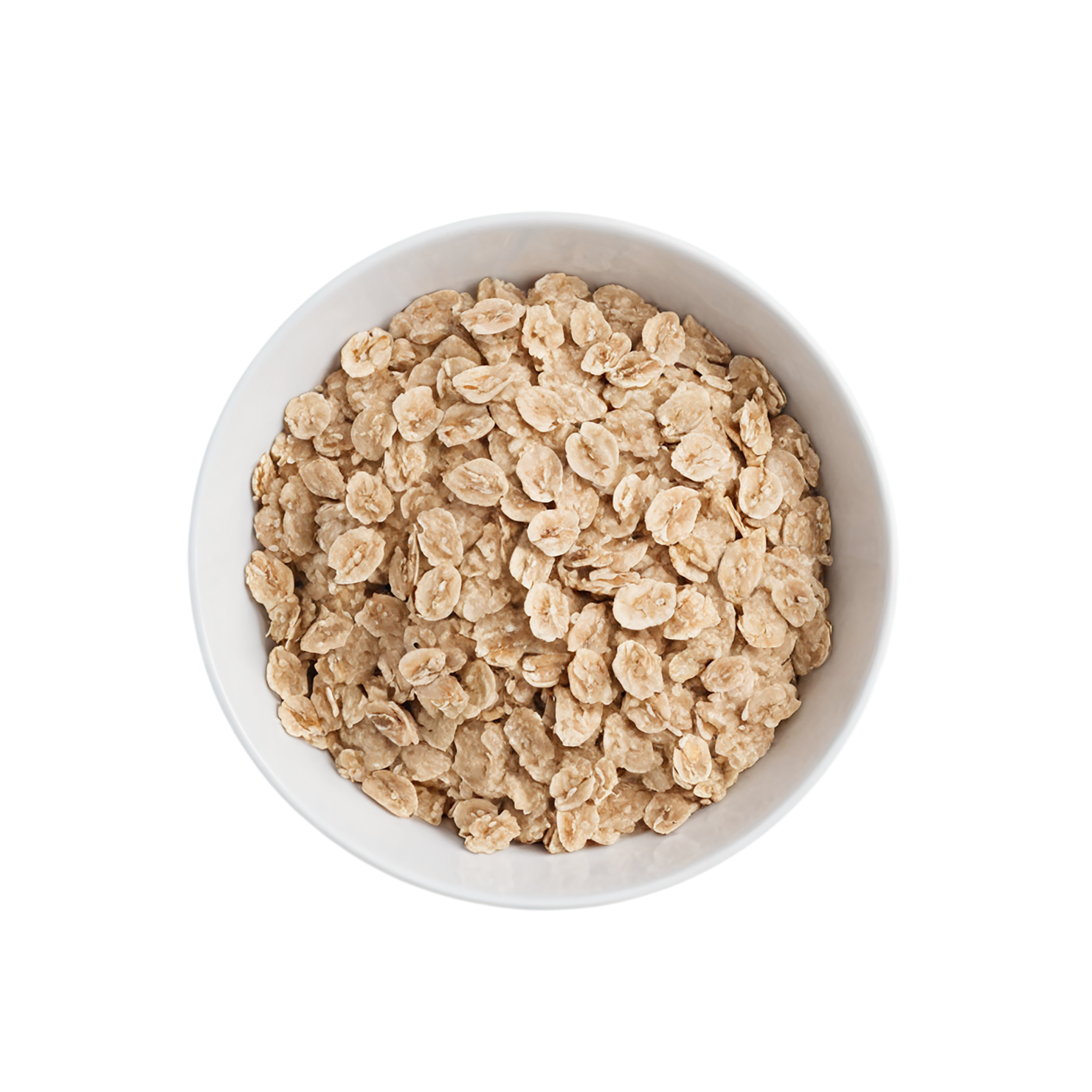 Oatmeal breakfast foods isolated on transparent background #3522