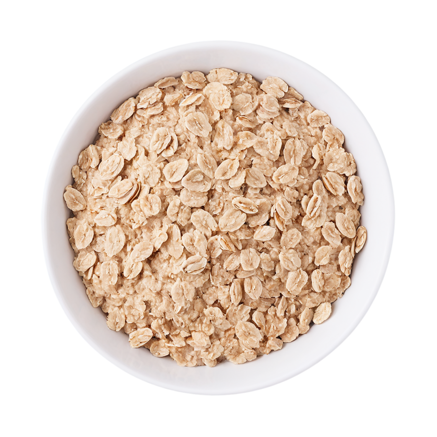 Oatmeal breakfast foods isolated on transparent background #3523