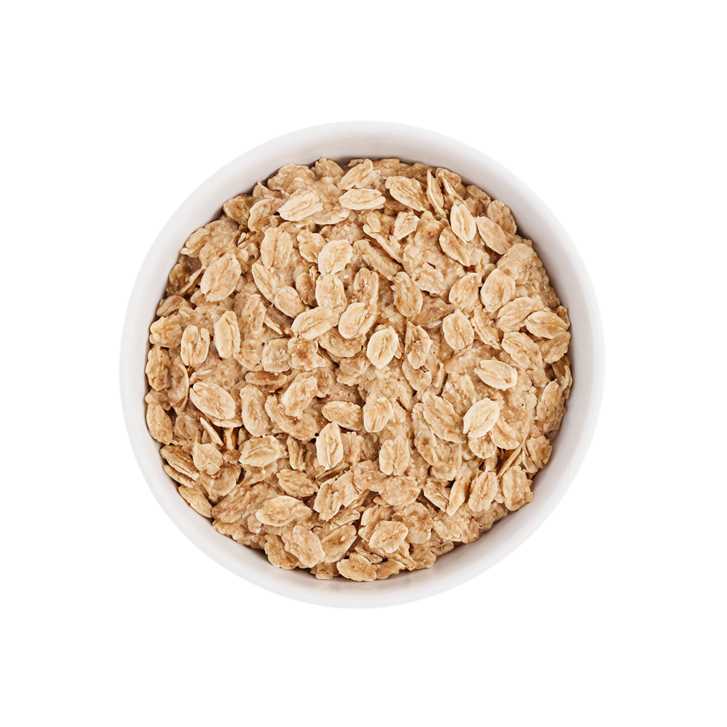 Oatmeal breakfast foods isolated on transparent background #3525
