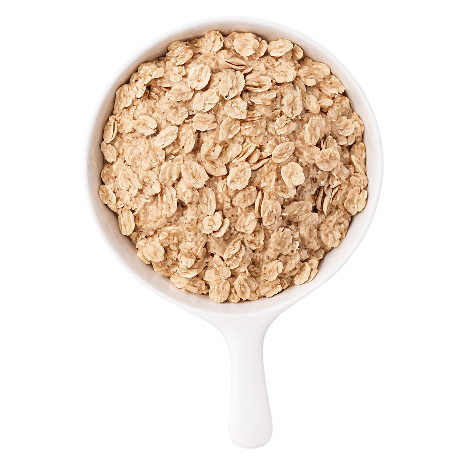 Oatmeal breakfast foods isolated on transparent background #3526