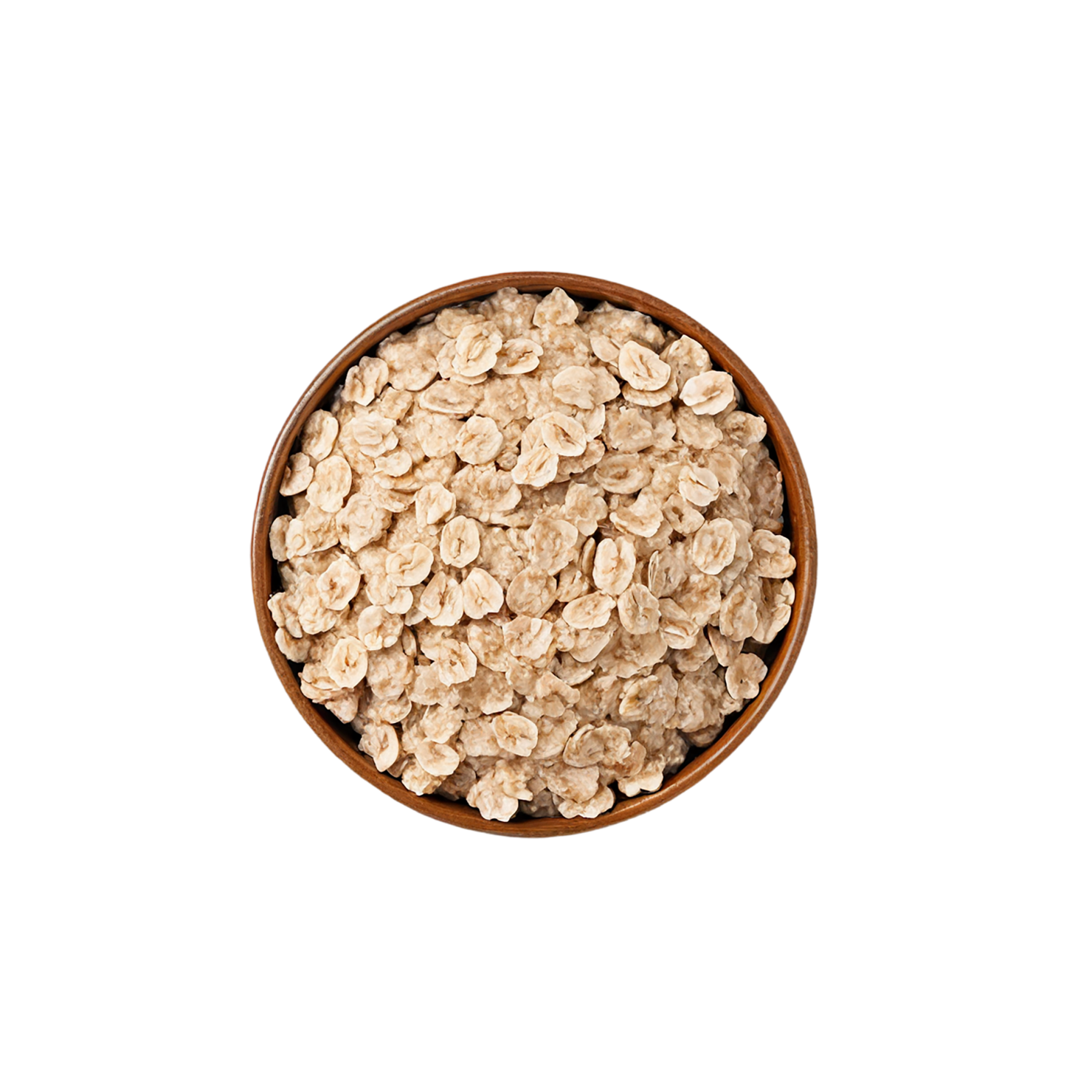 Oatmeal breakfast foods isolated on transparent background #3533