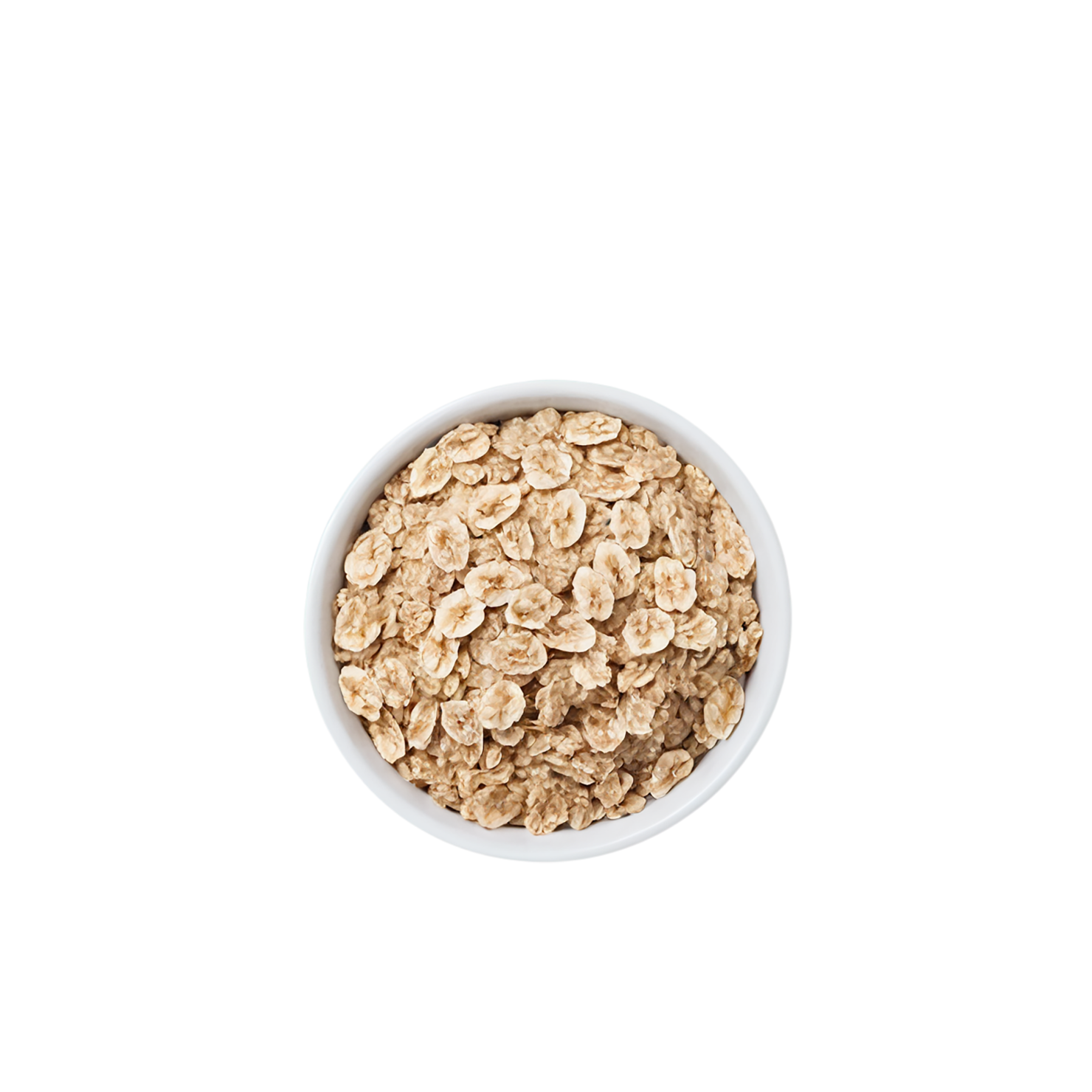Oatmeal breakfast foods isolated on transparent background #3534