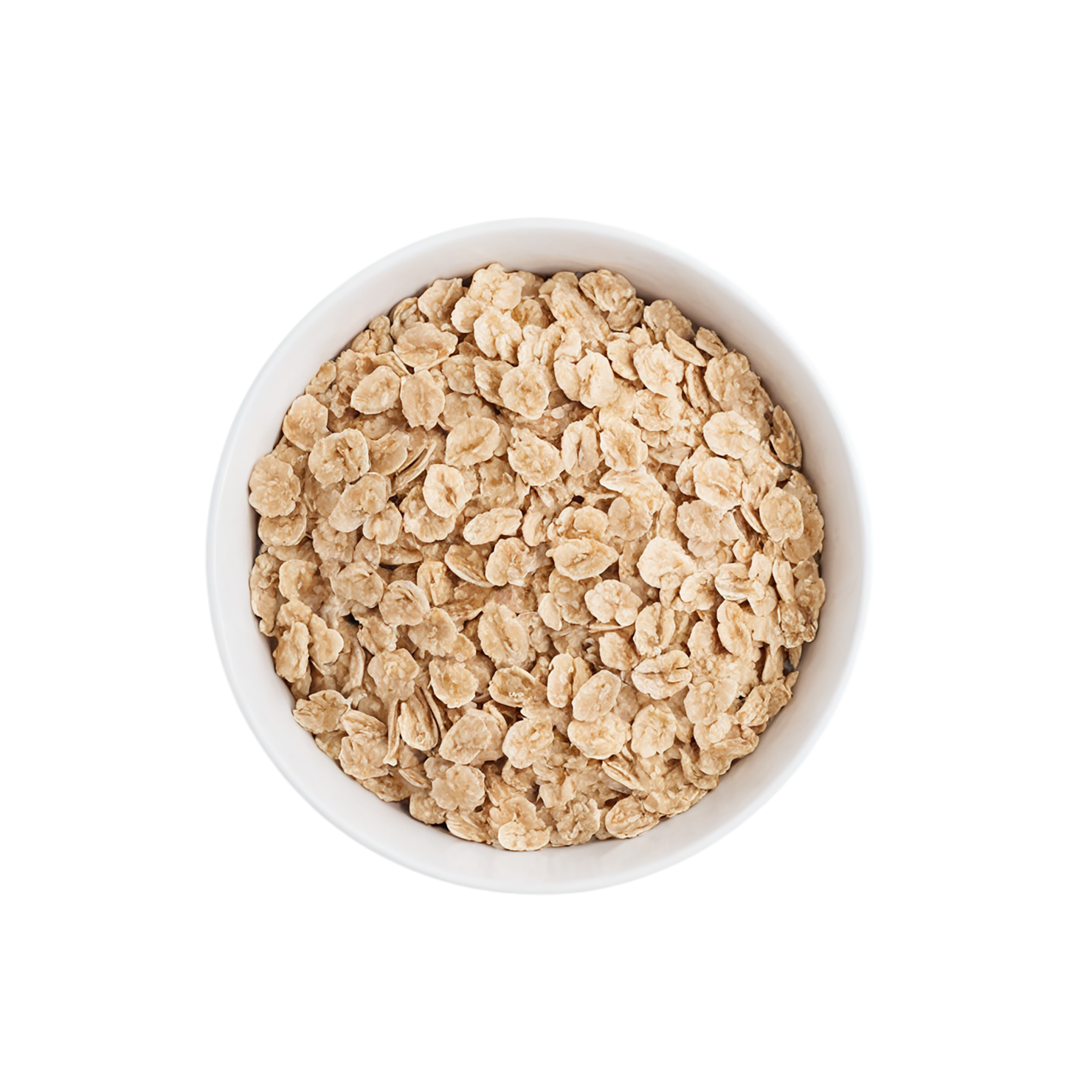 Oatmeal breakfast foods isolated on transparent background #3535