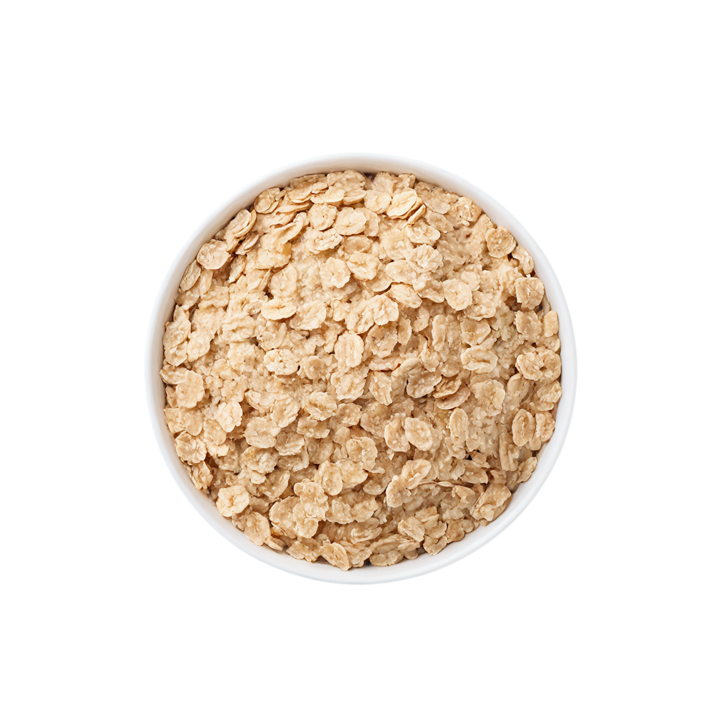 Oatmeal breakfast foods isolated on transparent background #3536