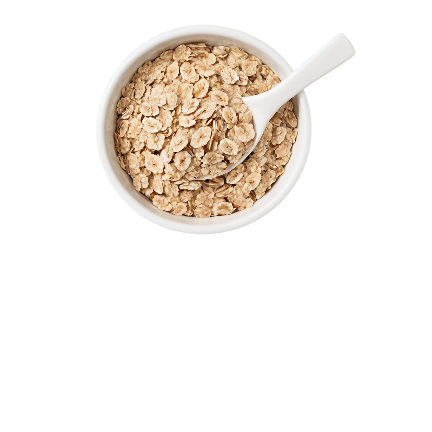 Oatmeal breakfast foods isolated on transparent background #3538