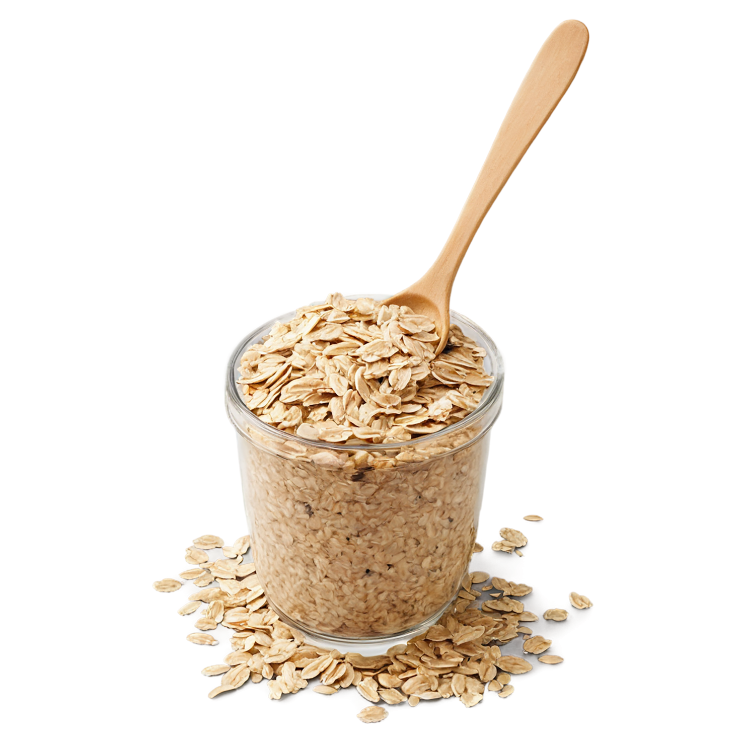 Oatmeal breakfast foods isolated on transparent background #3540