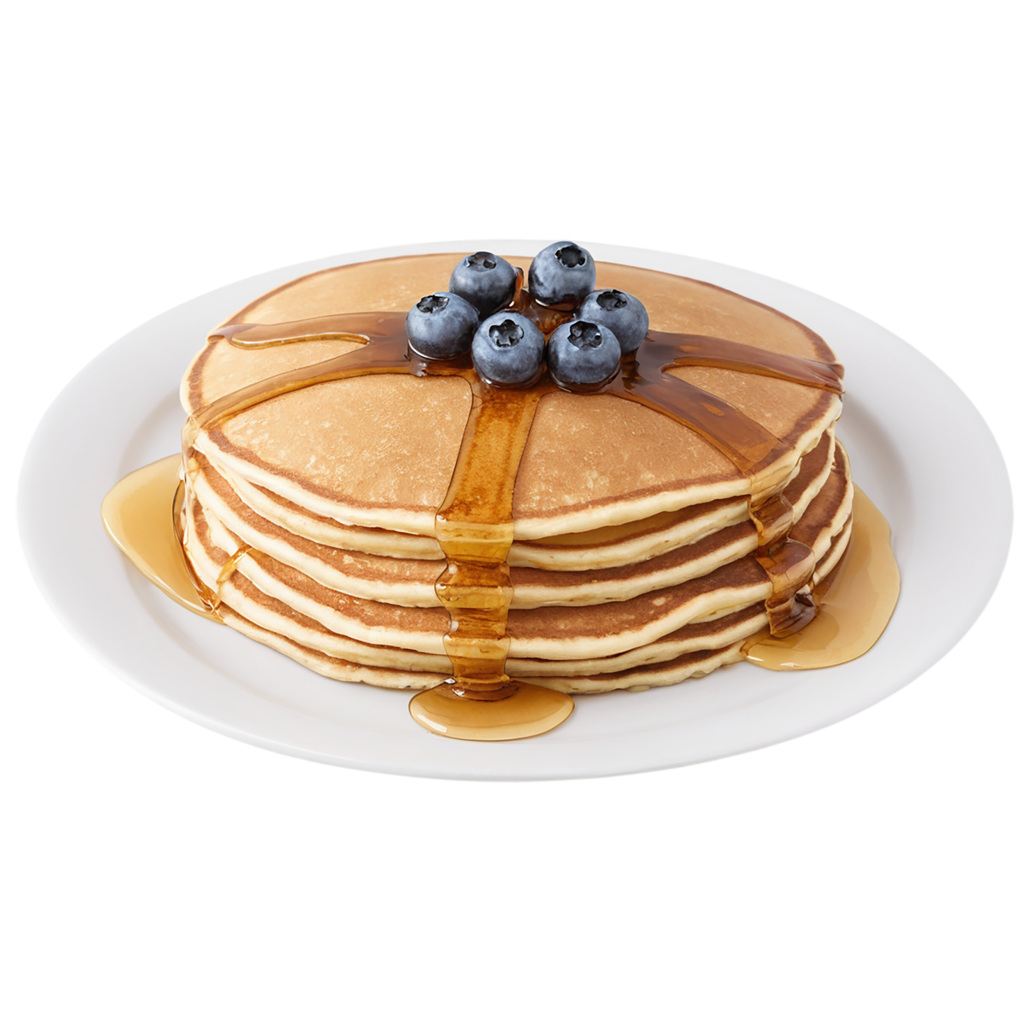 Pancakes breakfast foods isolated on transparent background #3542