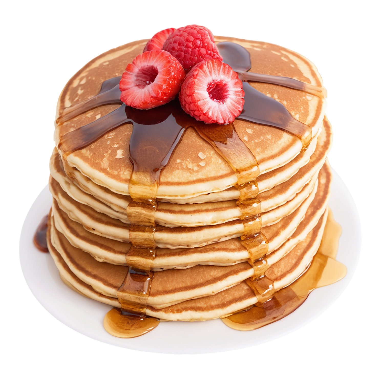 Pancakes breakfast foods isolated on transparent background #3545