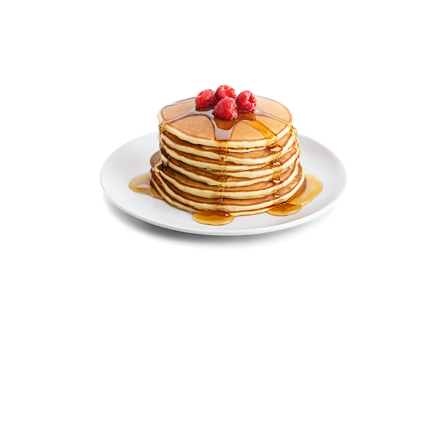 Pancakes breakfast foods isolated on transparent background #3551