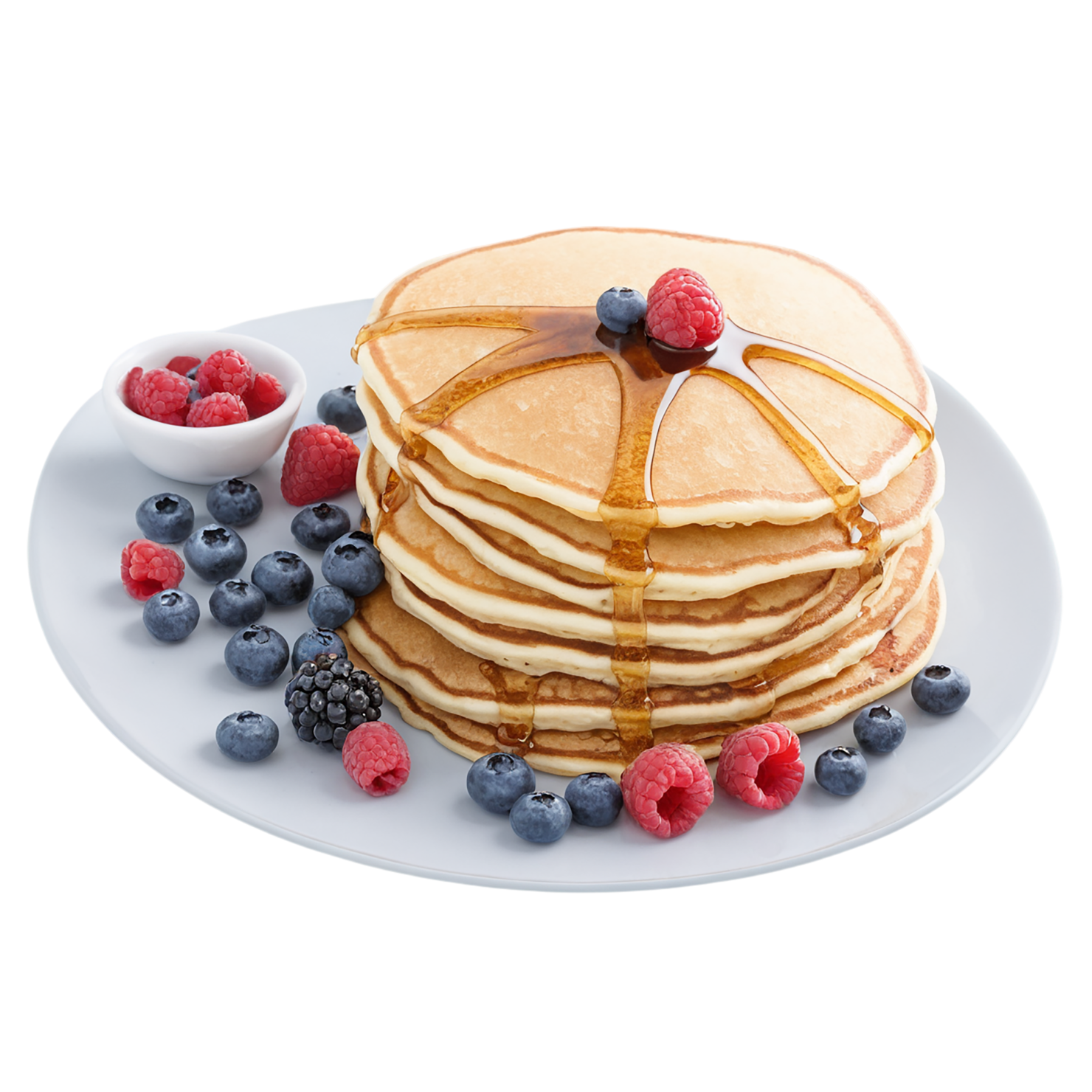 Pancakes breakfast foods isolated on transparent background #3552