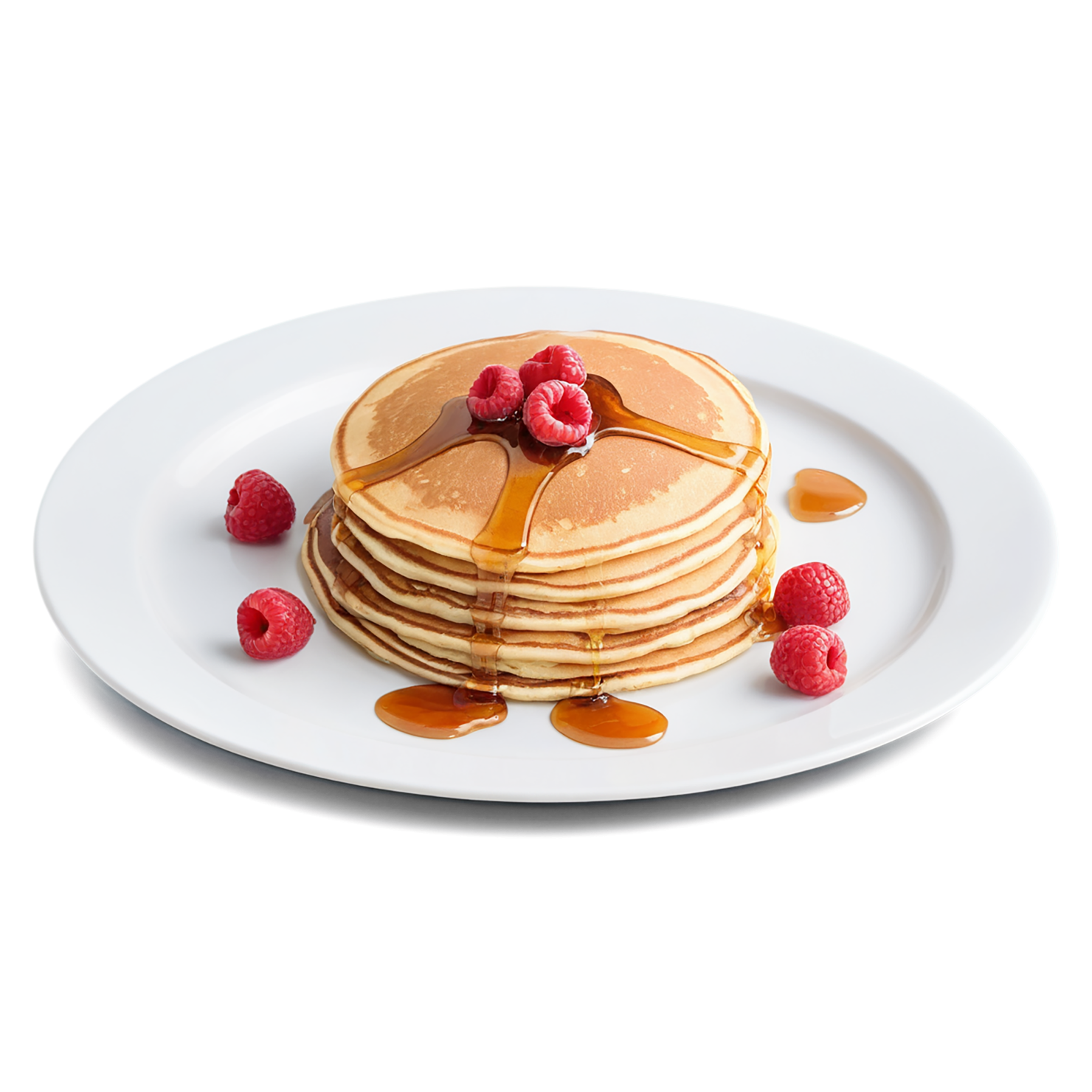 Pancakes breakfast foods isolated on transparent background #3556