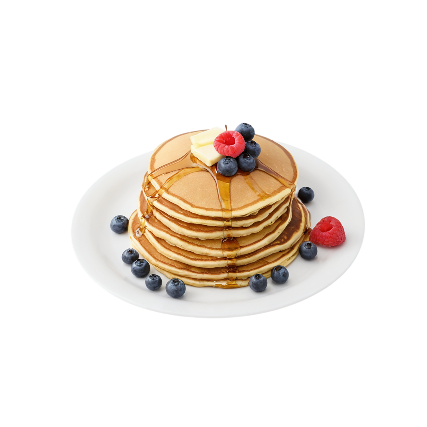 Pancakes breakfast foods isolated on transparent background #3559