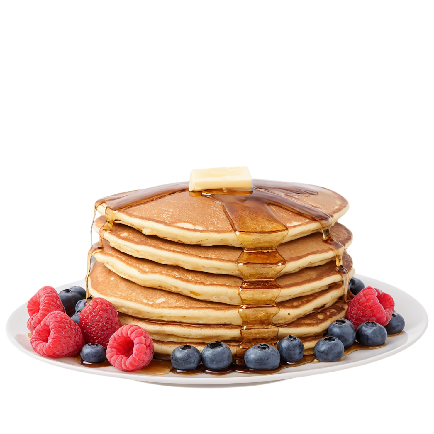 Pancakes breakfast foods isolated on transparent background #3560