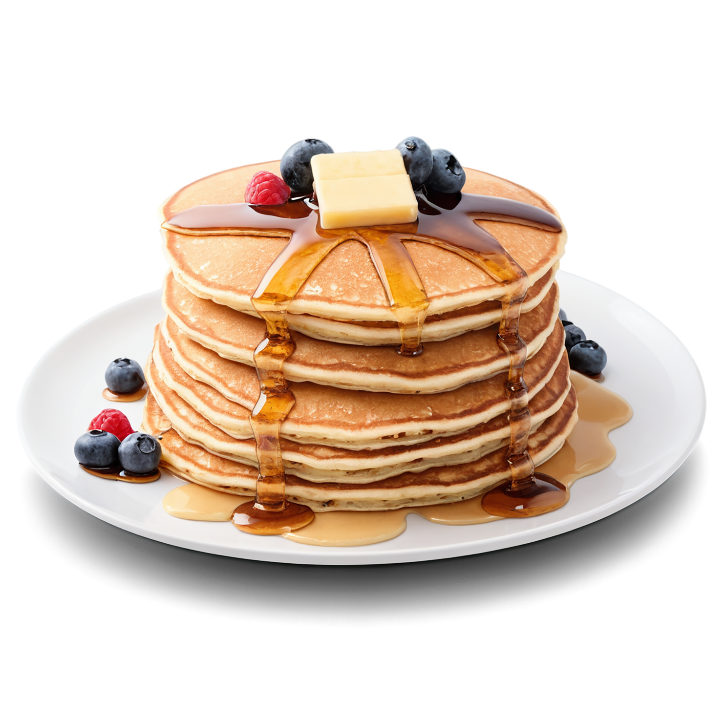 Pancakes breakfast foods isolated on transparent background #3562