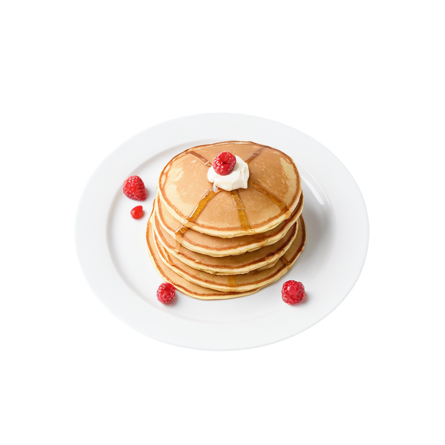 Pancakes breakfast foods isolated on transparent background #3566