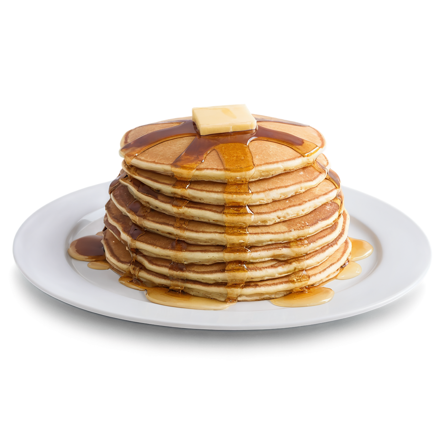 Pancakes breakfast foods isolated on transparent background #3568