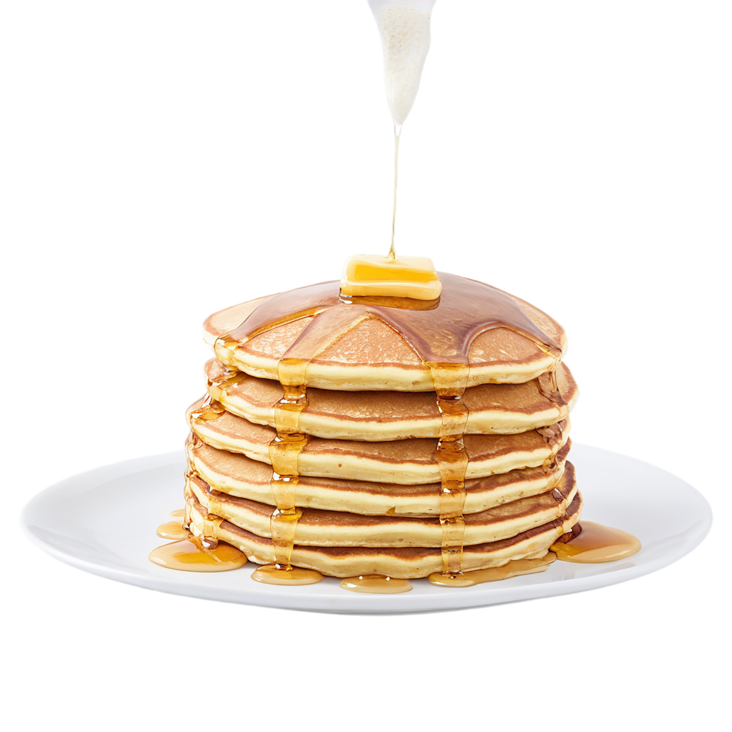 Pancakes breakfast foods isolated on transparent background #3570