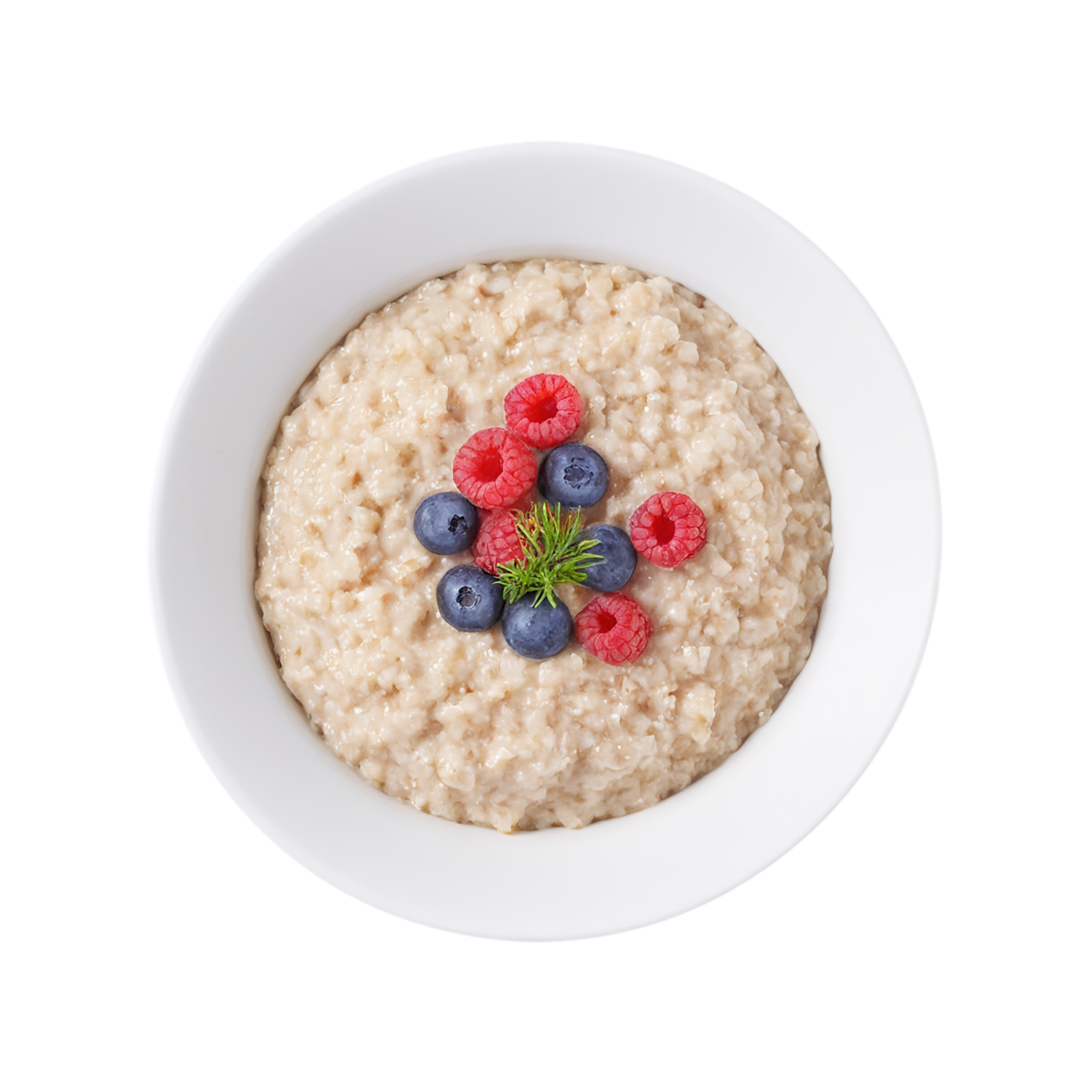 Porridge breakfast foods isolated on transparent background #3575