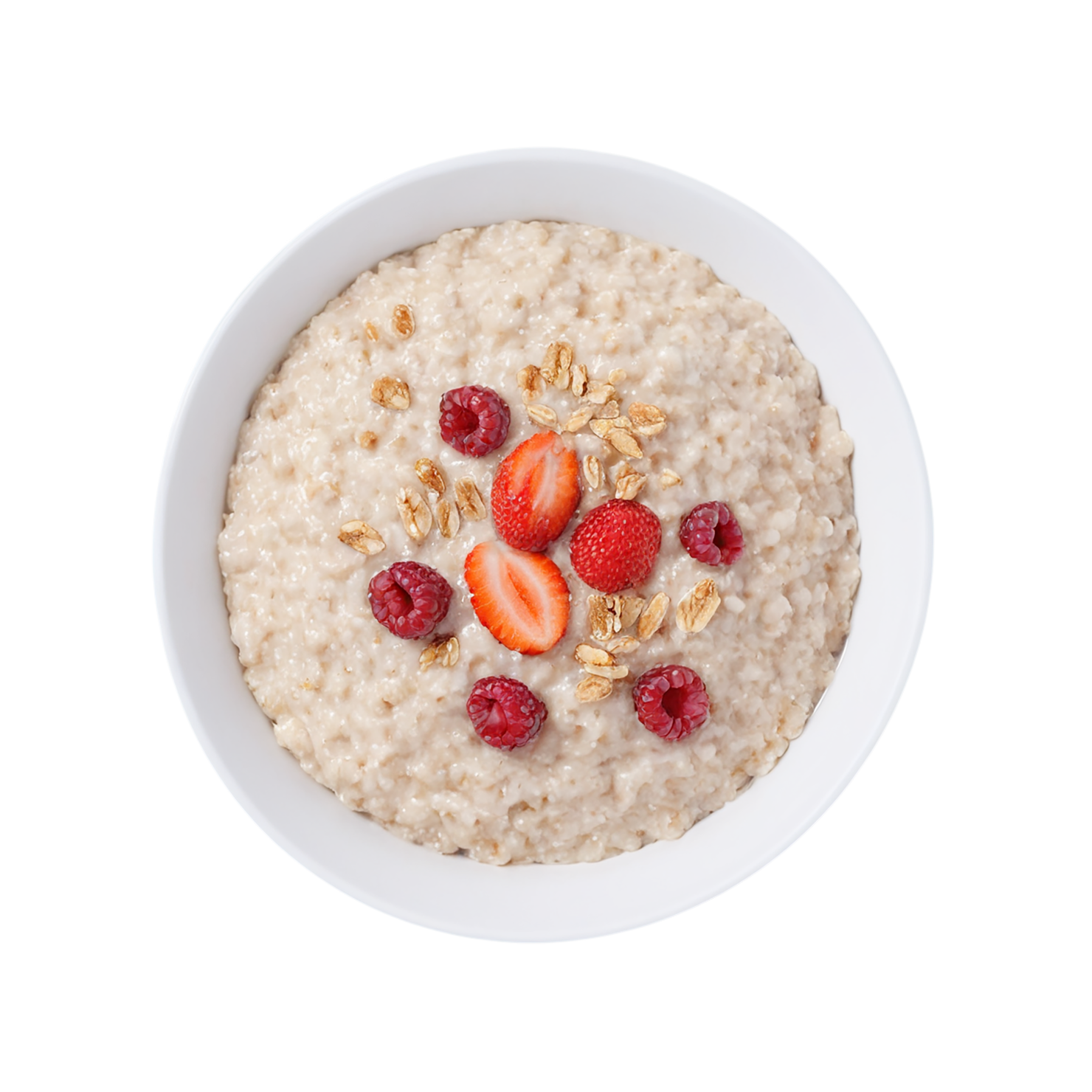 Porridge breakfast foods isolated on transparent background #3576