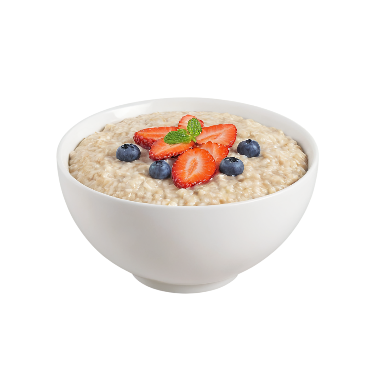 Porridge breakfast foods isolated on transparent background #3580