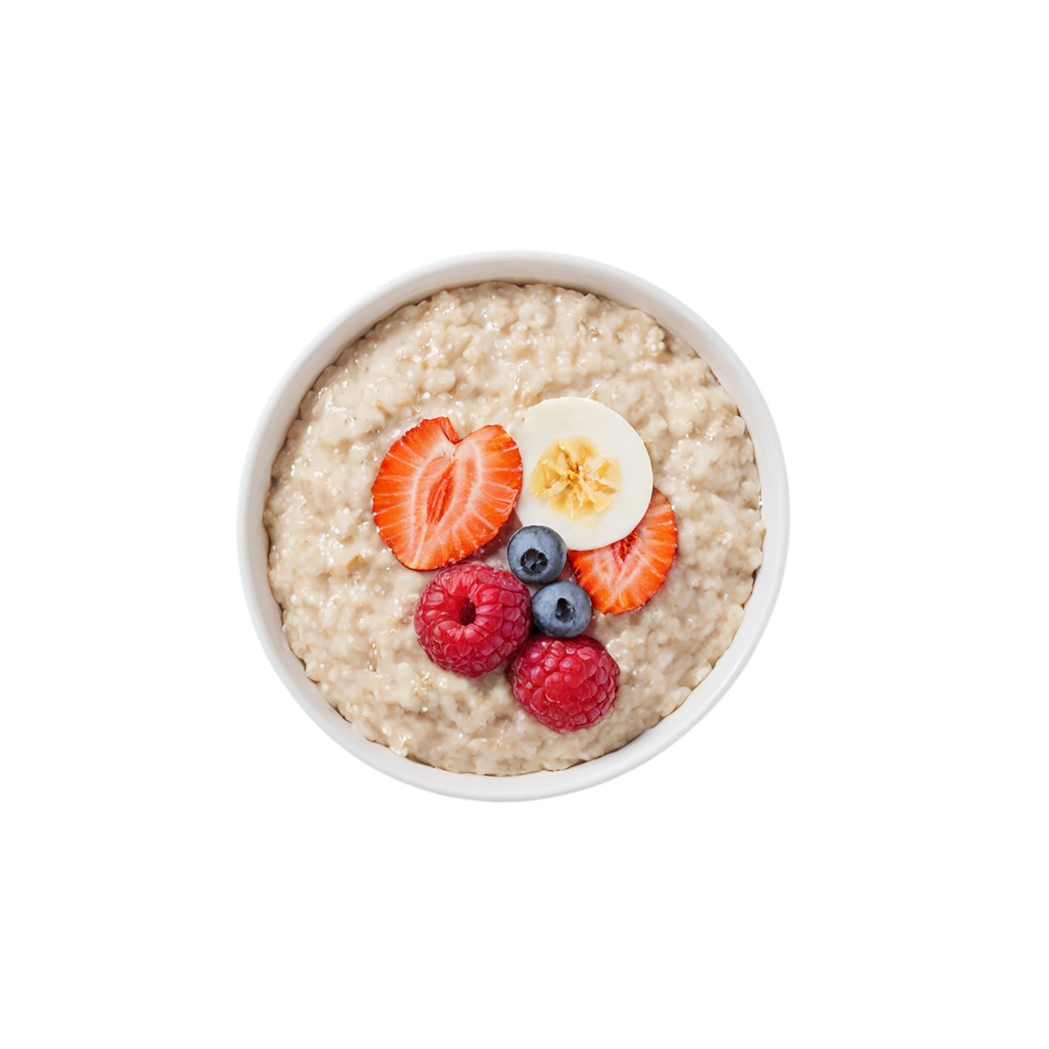 Porridge breakfast foods isolated on transparent background #3590