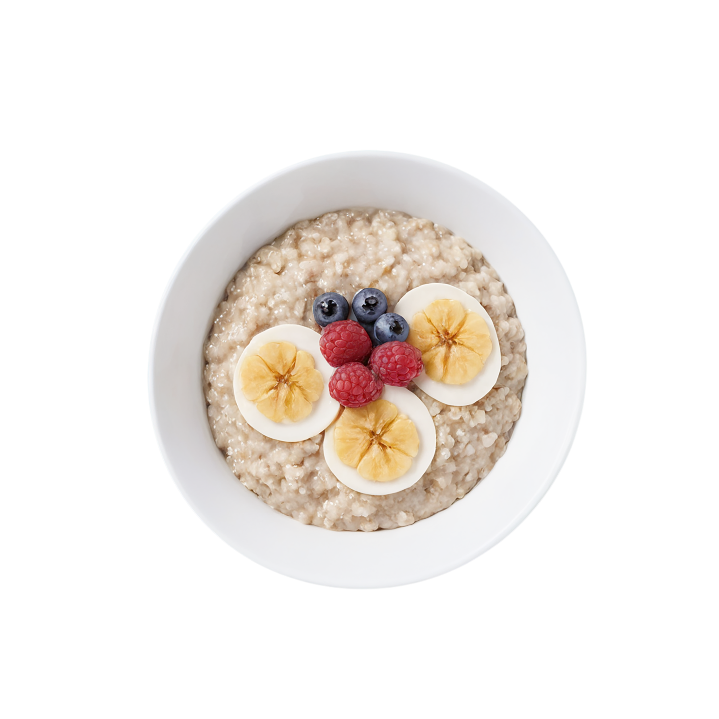 Porridge breakfast foods isolated on transparent background #3591