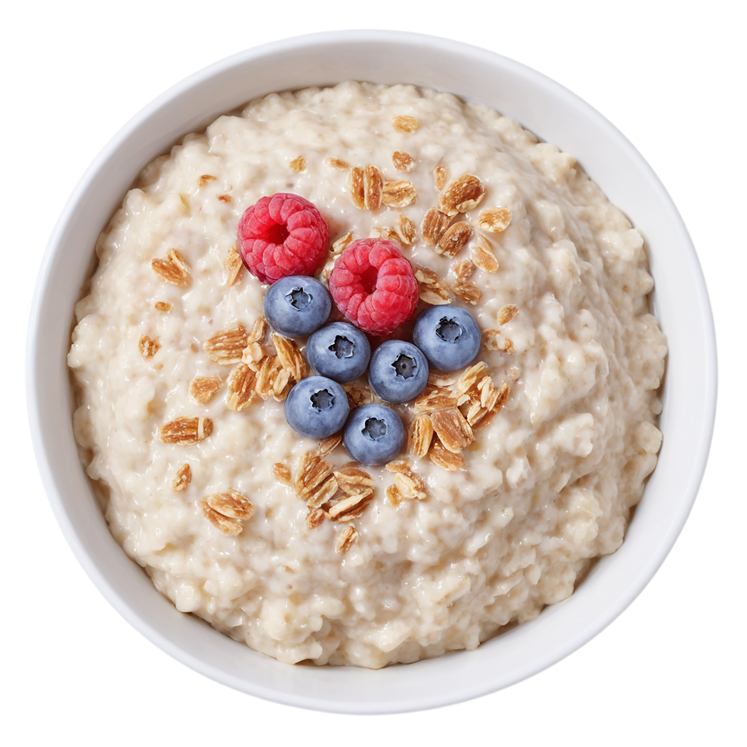 Porridge breakfast foods isolated on transparent background #3592