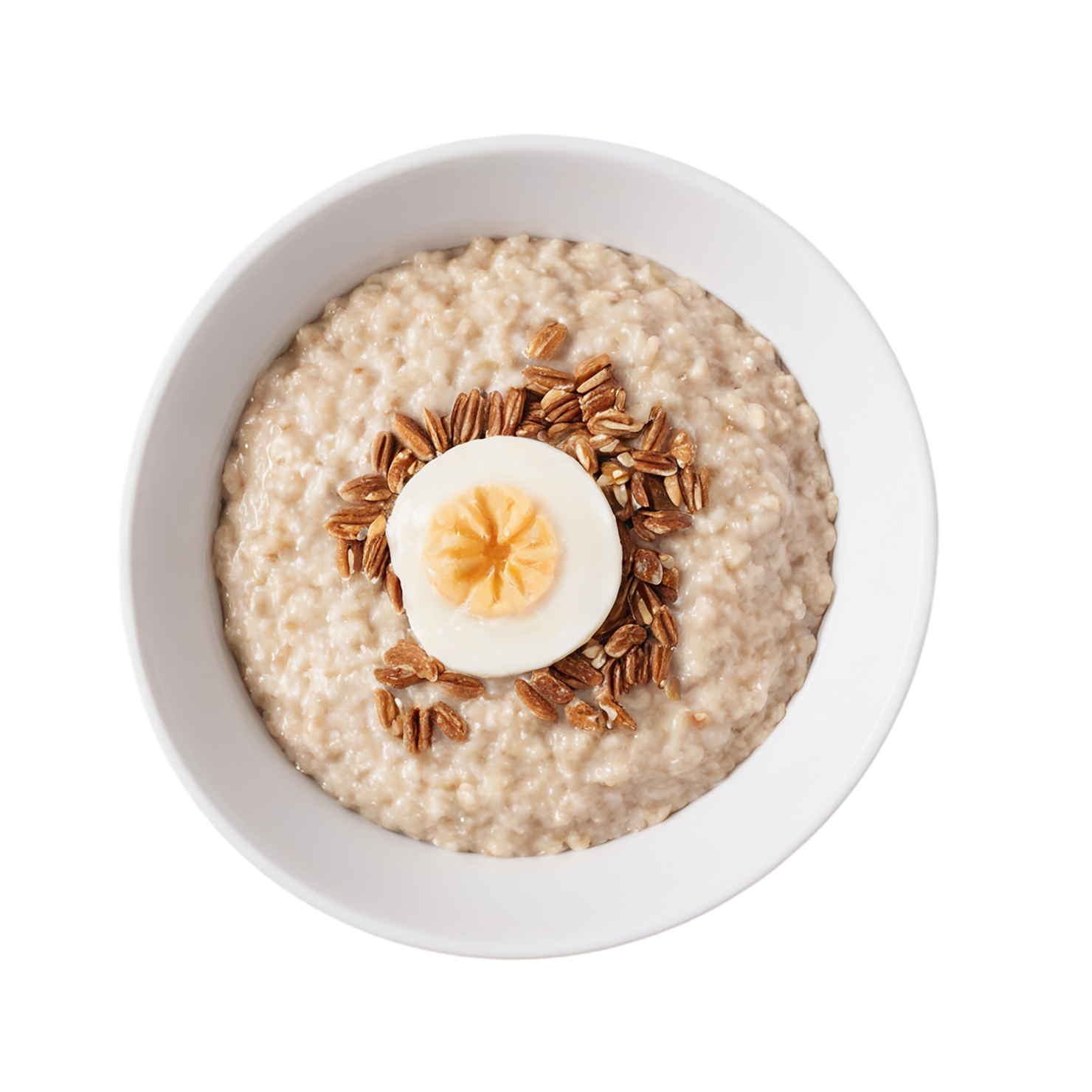 Porridge breakfast foods isolated on transparent background #3598