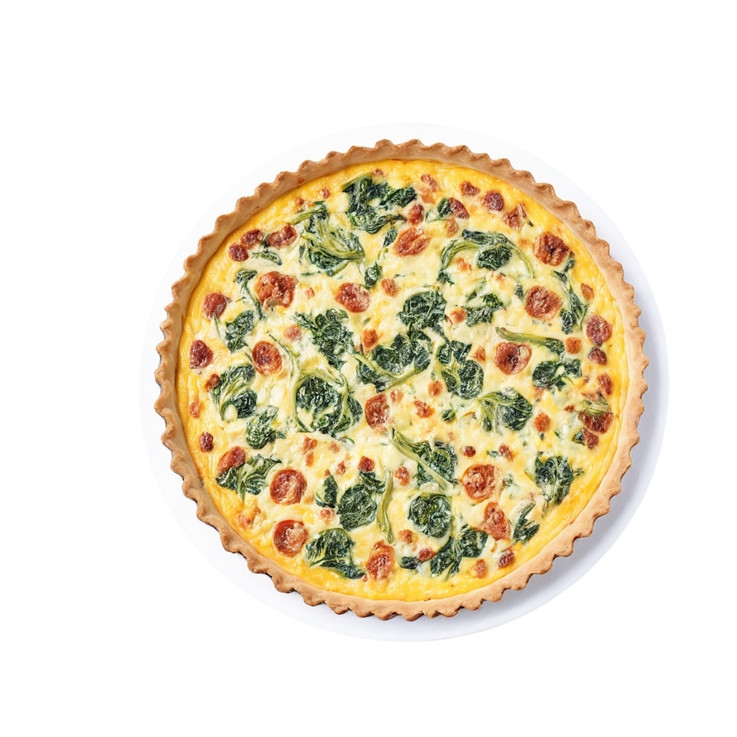 Quiche breakfast foods isolated on transparent background #3602