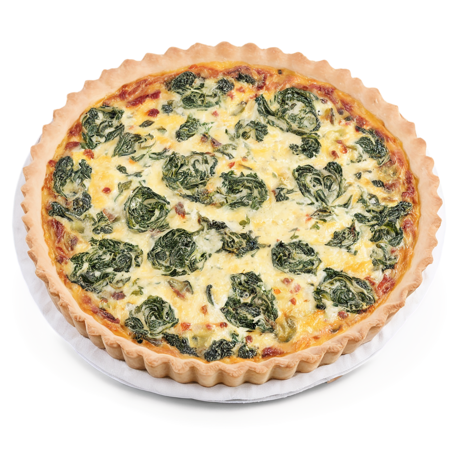 Quiche breakfast foods isolated on transparent background #3614
