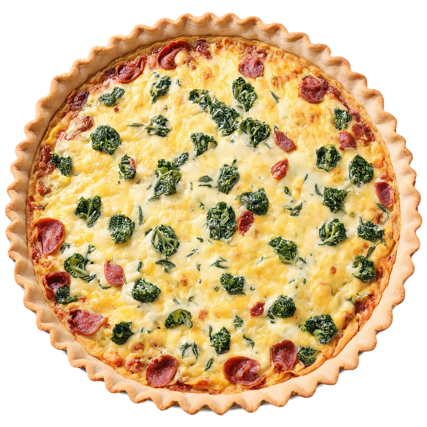 Quiche breakfast foods isolated on transparent background #3621