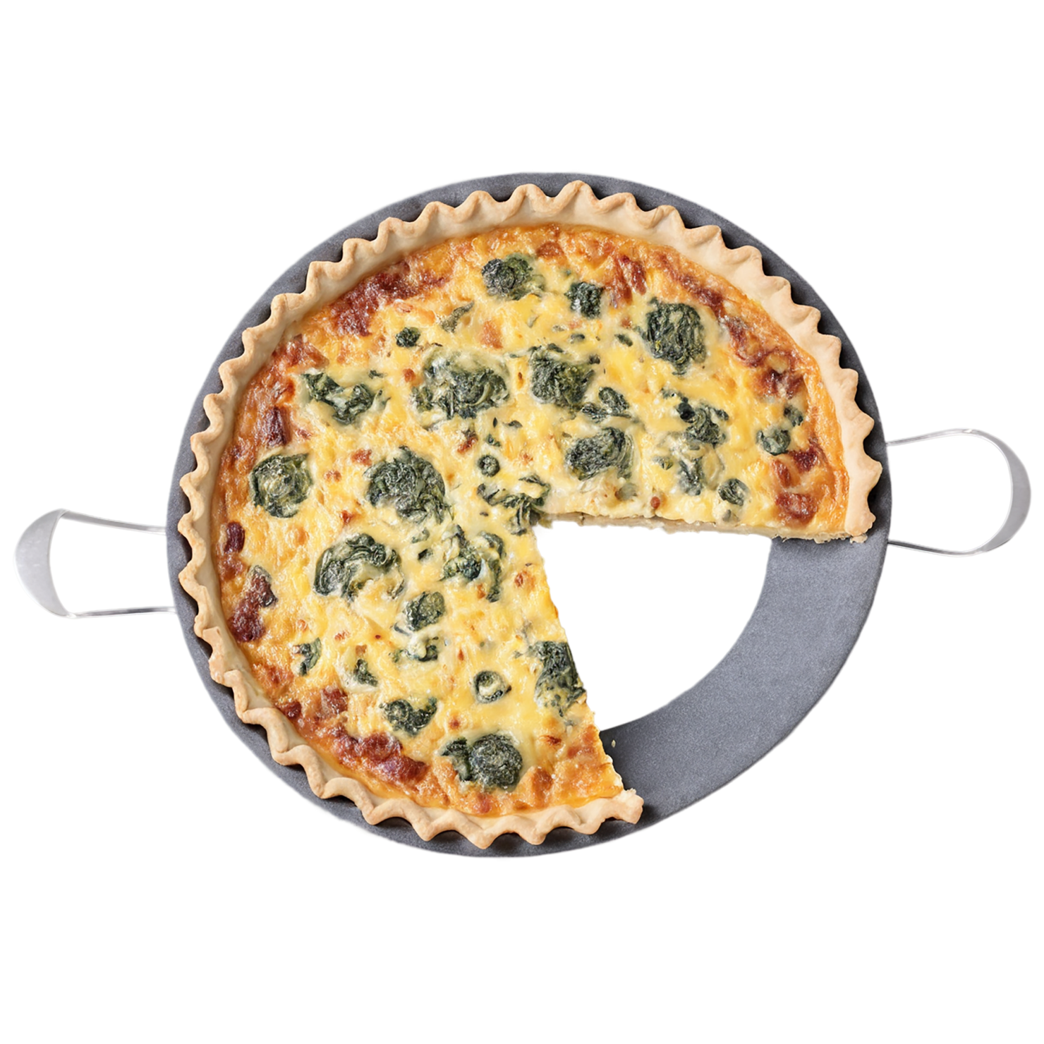 Quiche breakfast foods isolated on transparent background #3626