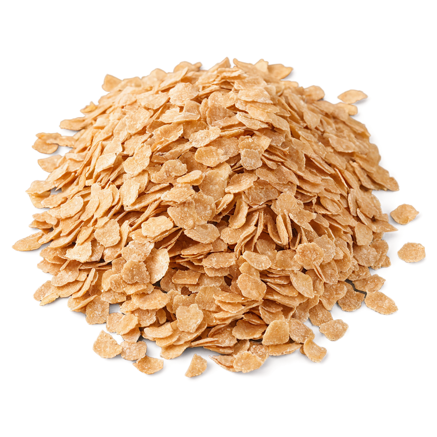 Wheat flakes breakfast foods isolated on transparent background #3685