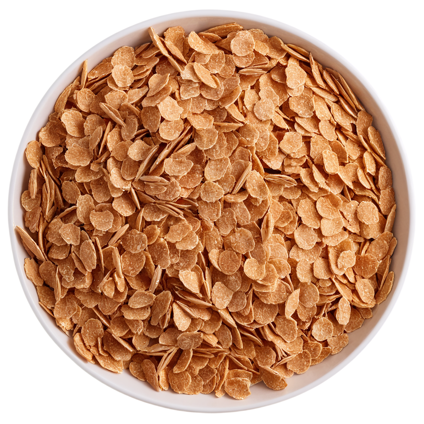 Wheat flakes breakfast foods isolated on transparent background #3686
