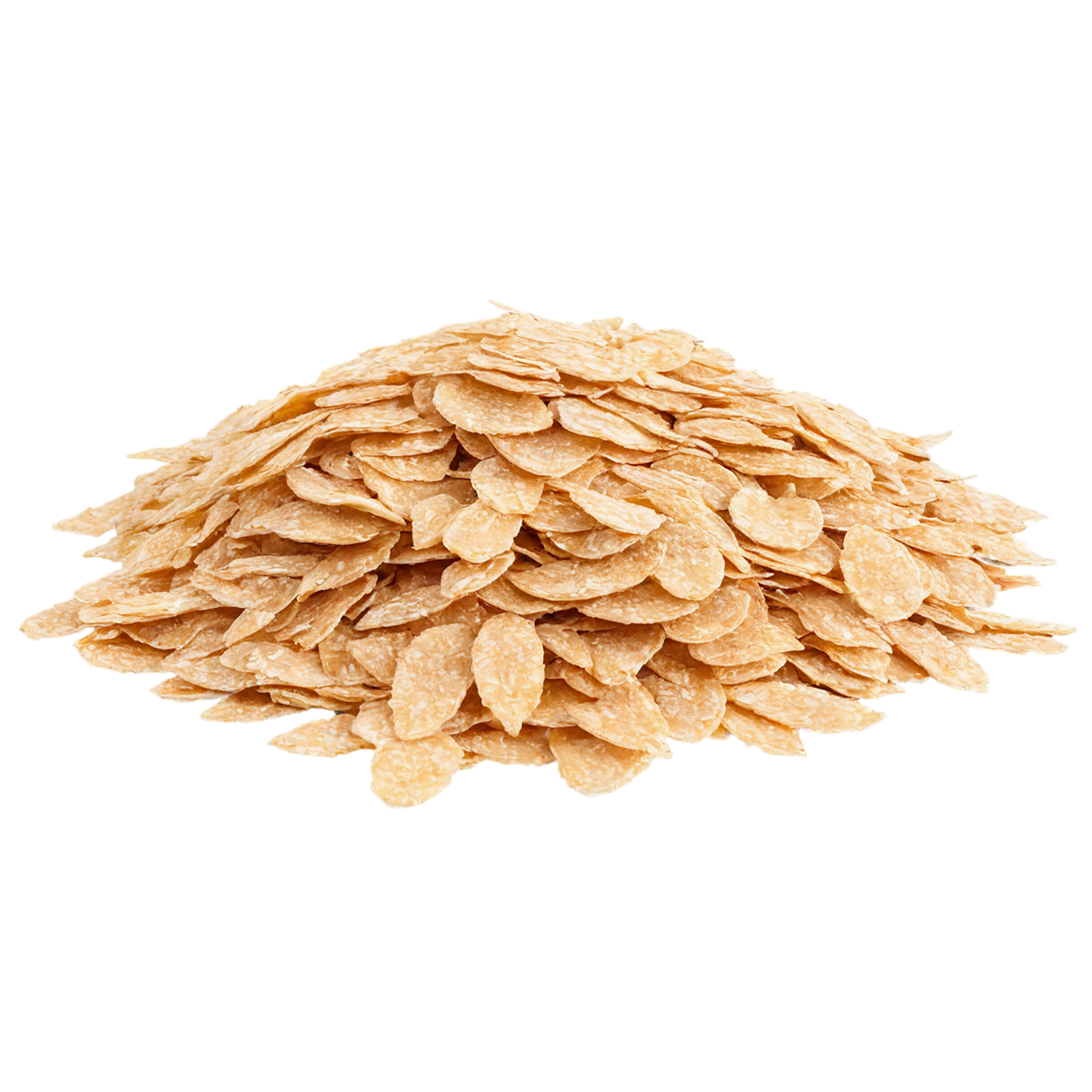 Wheat flakes breakfast foods isolated on transparent background #3687