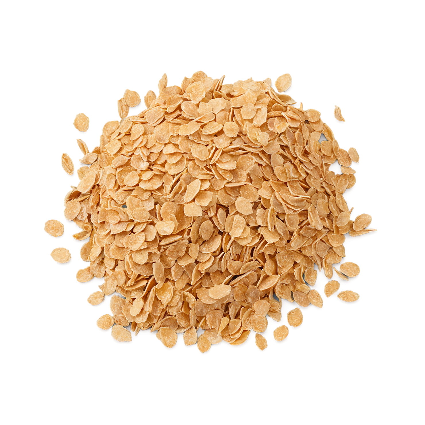 Wheat flakes breakfast foods isolated on transparent background #3691